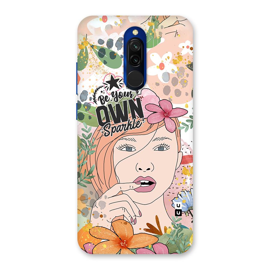 Be Your Own Sparkle Back Case for Redmi 8