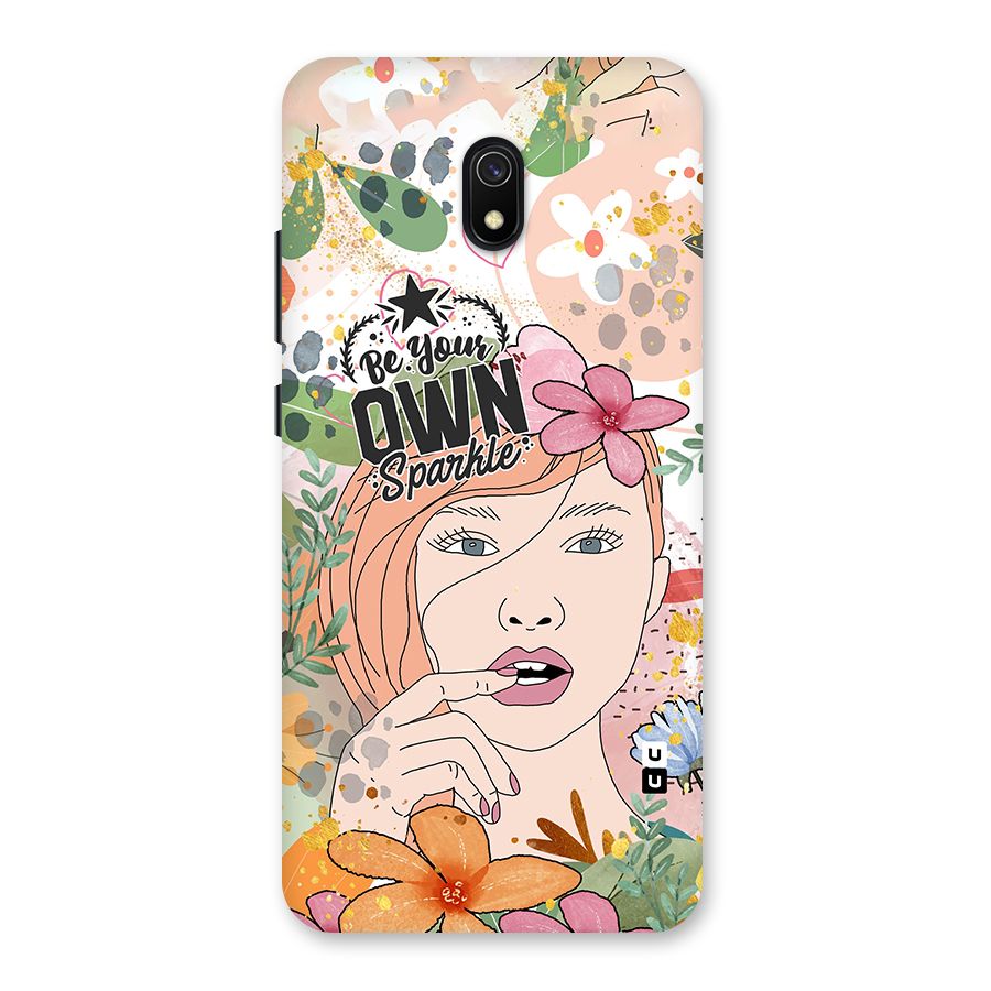 Be Your Own Sparkle Back Case for Redmi 8A