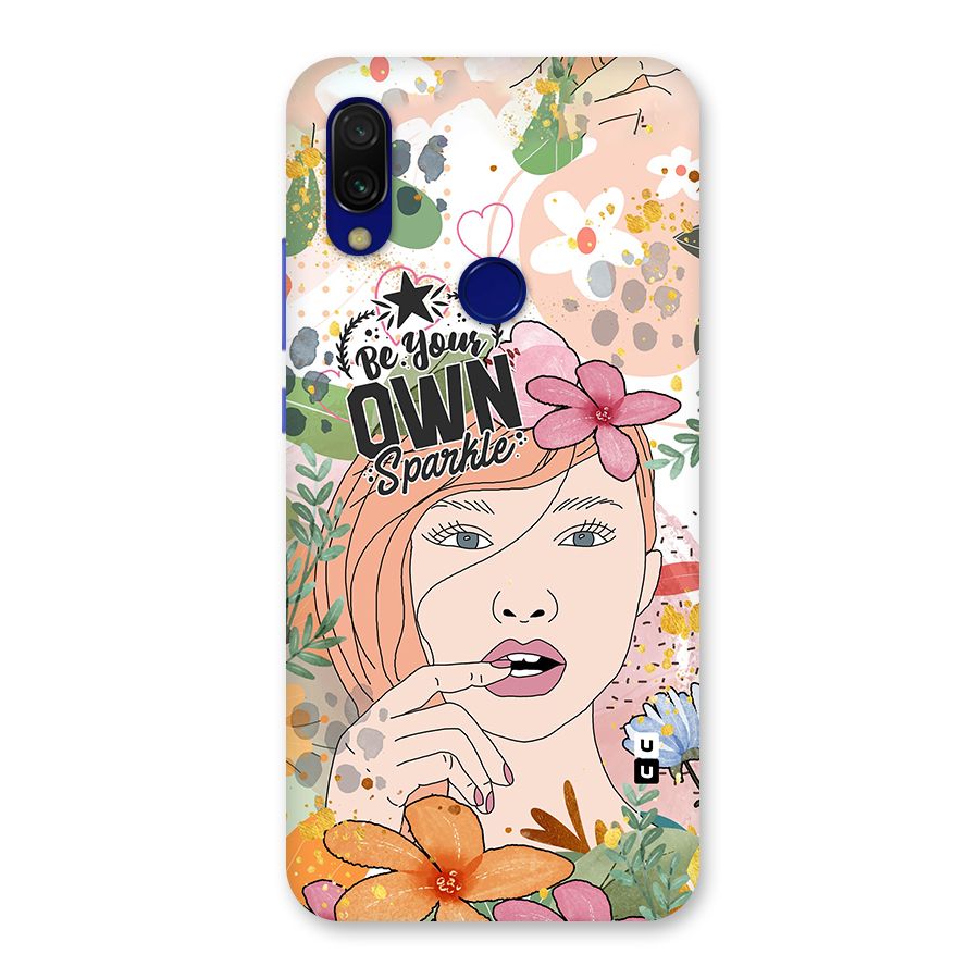 Be Your Own Sparkle Back Case for Redmi Y3