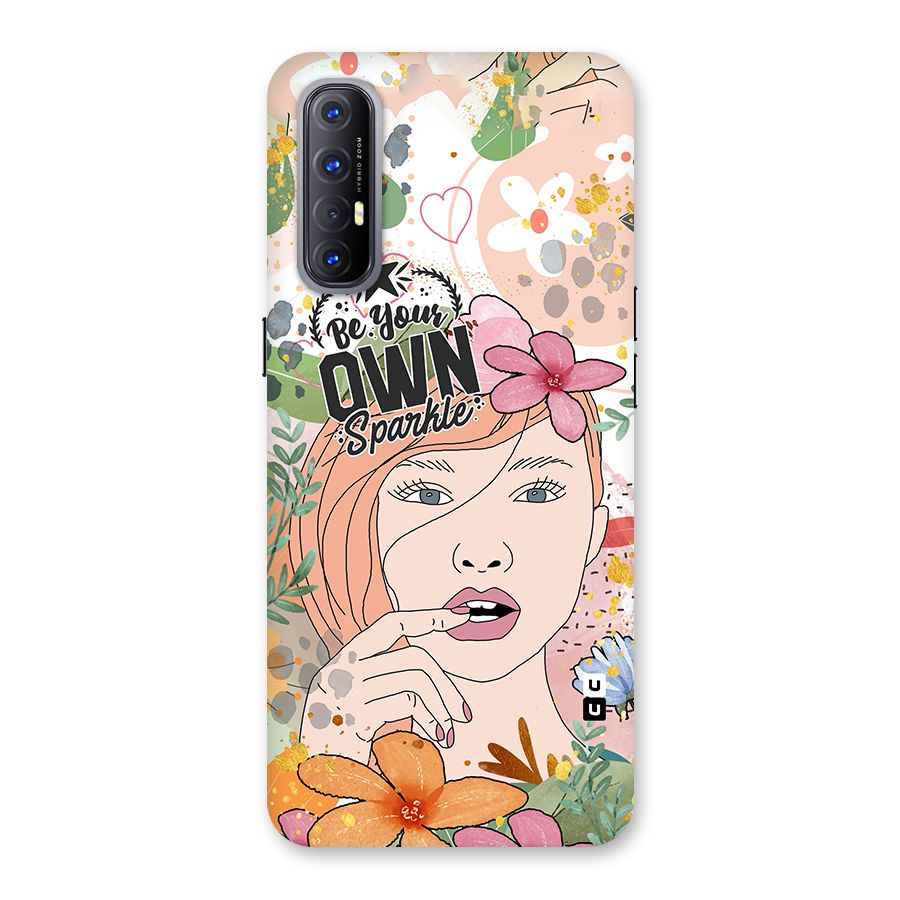 Be Your Own Sparkle Back Case for Reno3 Pro