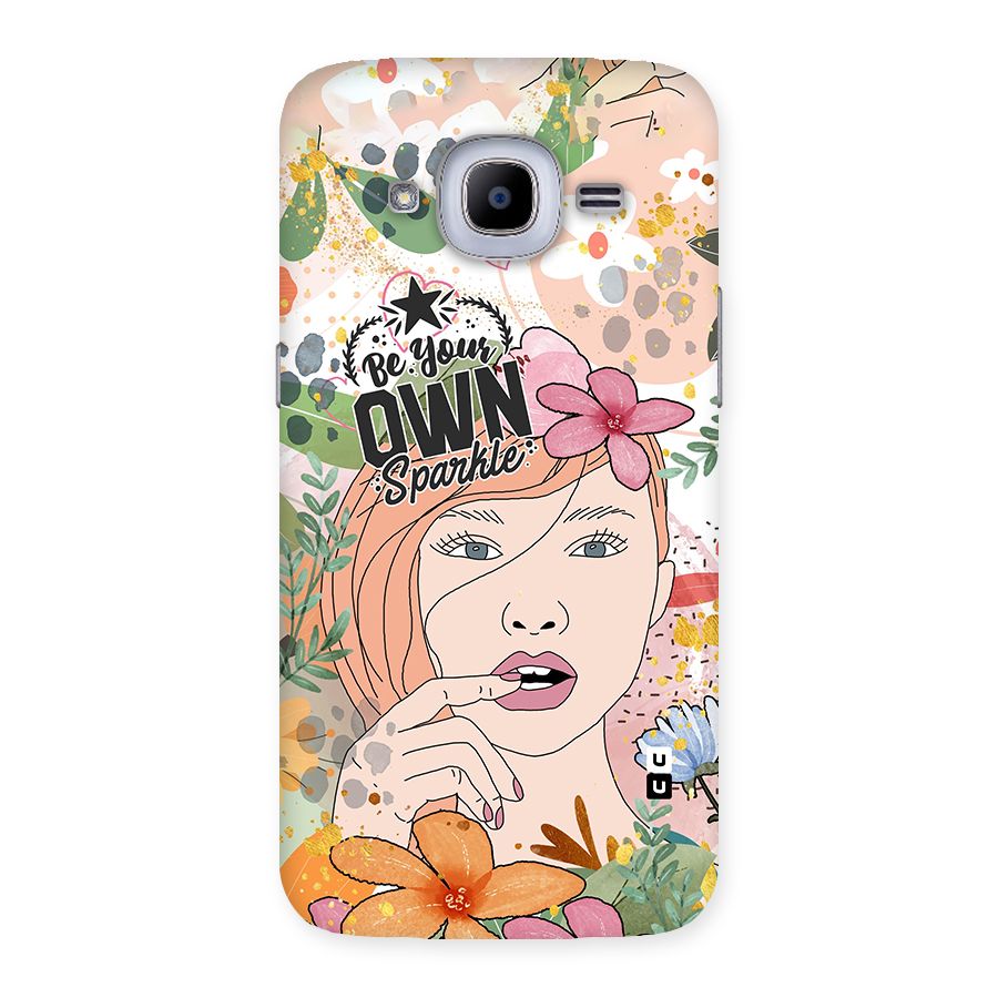 Be Your Own Sparkle Back Case for Samsung Galaxy J2 2016