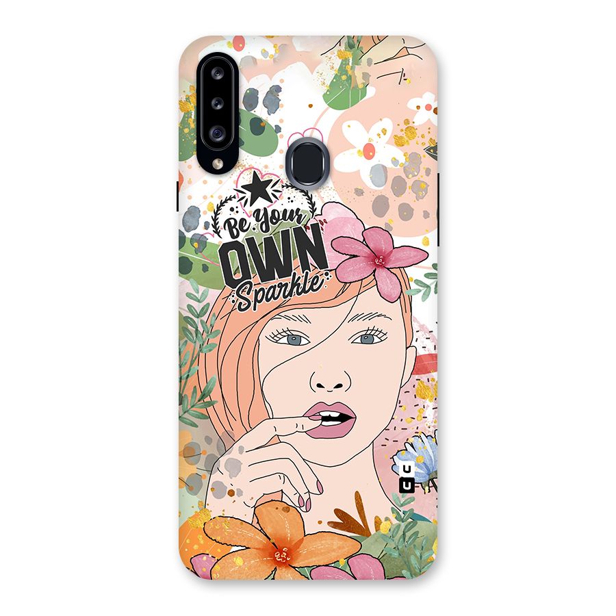 Be Your Own Sparkle Back Case for Samsung Galaxy A20s