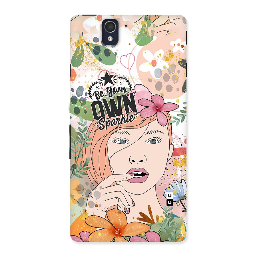 Be Your Own Sparkle Back Case for Sony Xperia Z