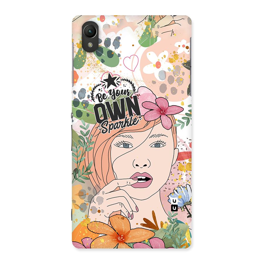 Be Your Own Sparkle Back Case for Sony Xperia Z2