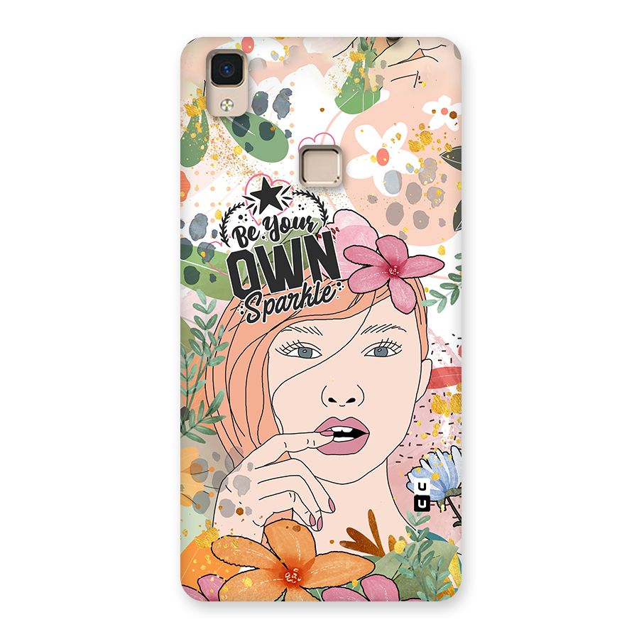 Be Your Own Sparkle Back Case for V3 Max