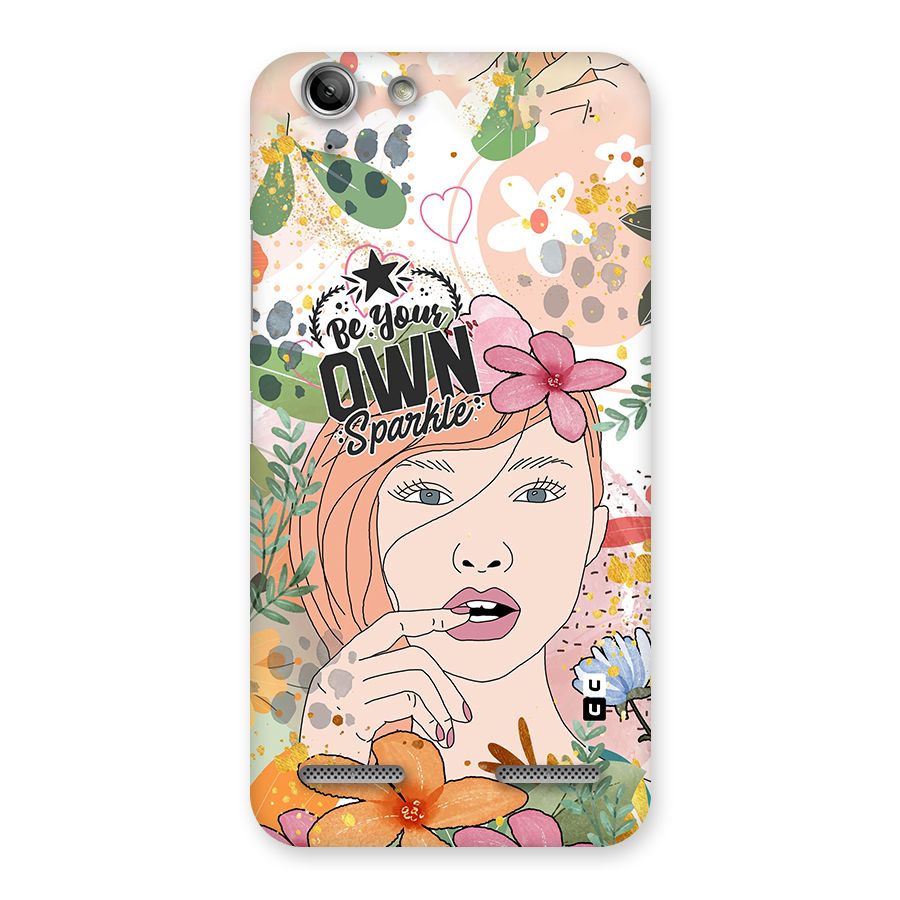 Be Your Own Sparkle Back Case for Vibe K5