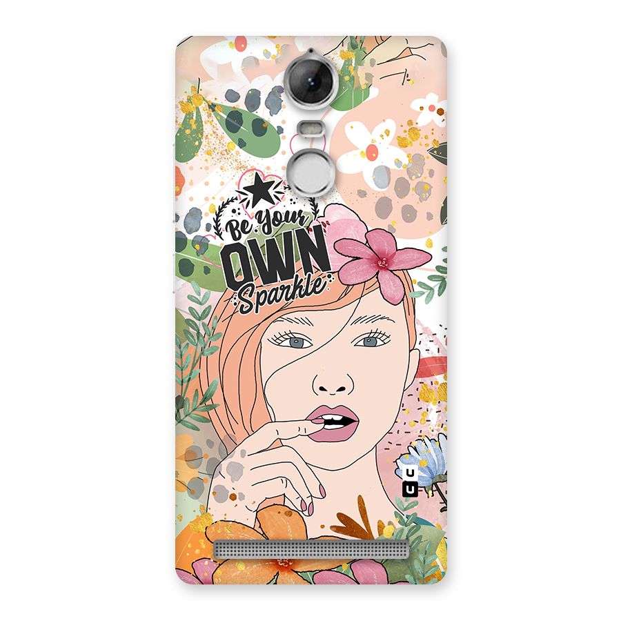 Be Your Own Sparkle Back Case for Vibe K5 Note
