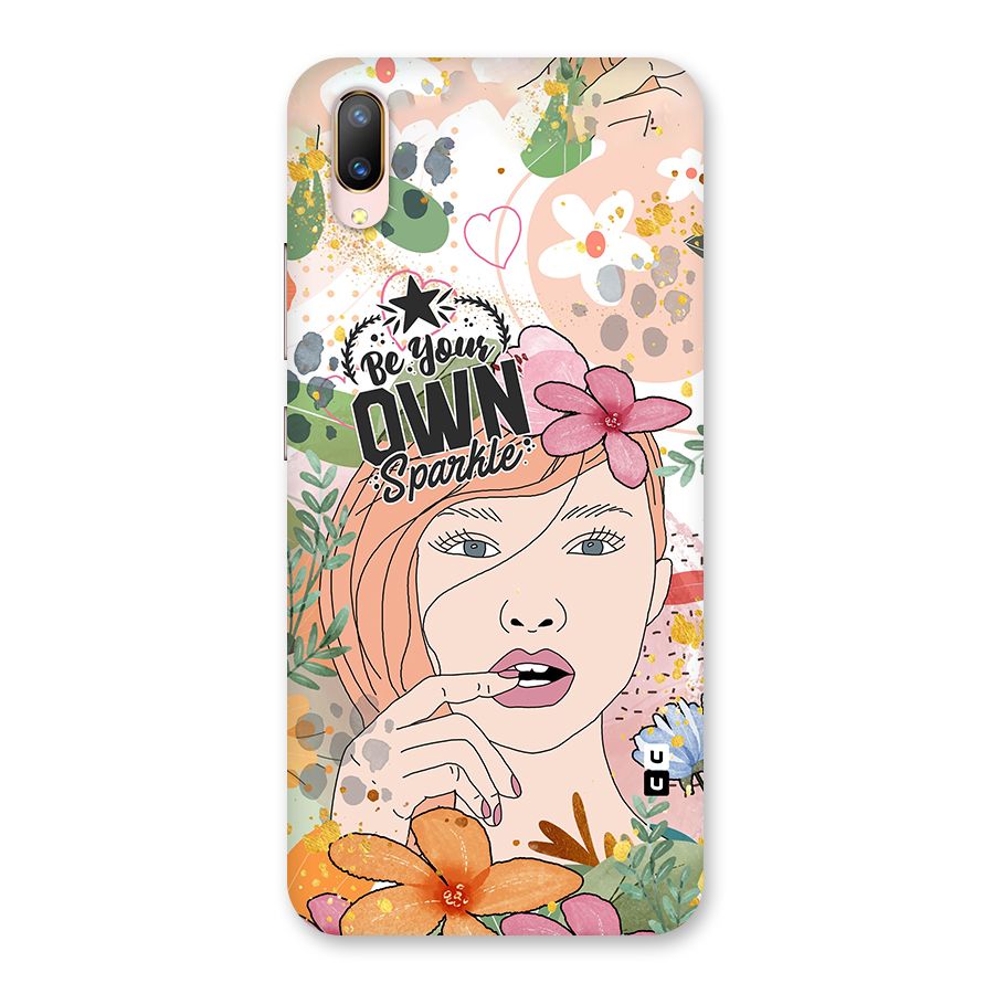 Be Your Own Sparkle Back Case for Vivo V11 Pro