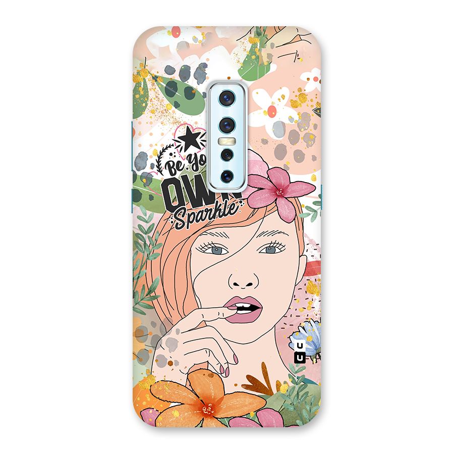 Be Your Own Sparkle Back Case for Vivo V17 Pro