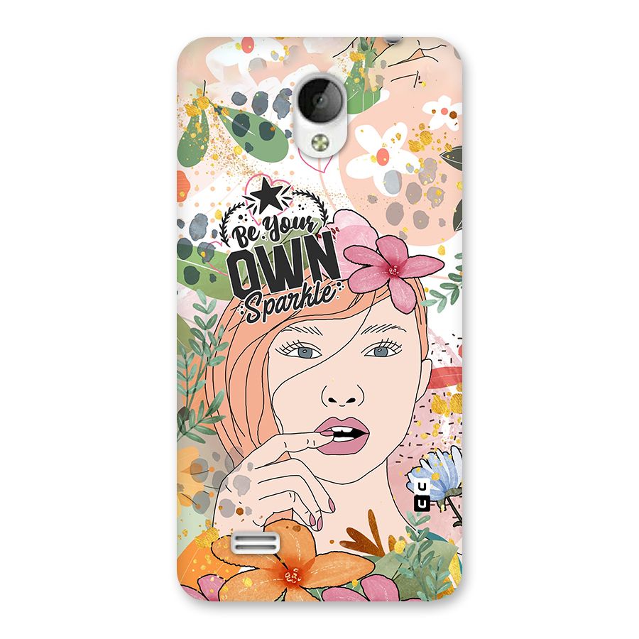 Be Your Own Sparkle Back Case for Vivo Y21
