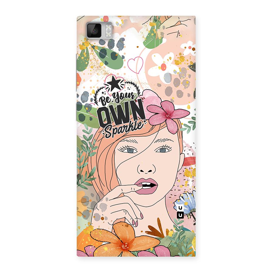 Be Your Own Sparkle Back Case for Xiaomi Mi3