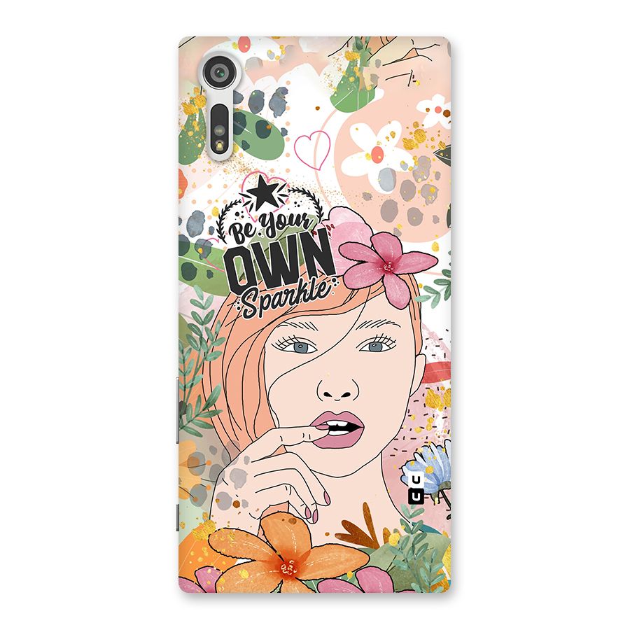 Be Your Own Sparkle Back Case for Xperia XZ