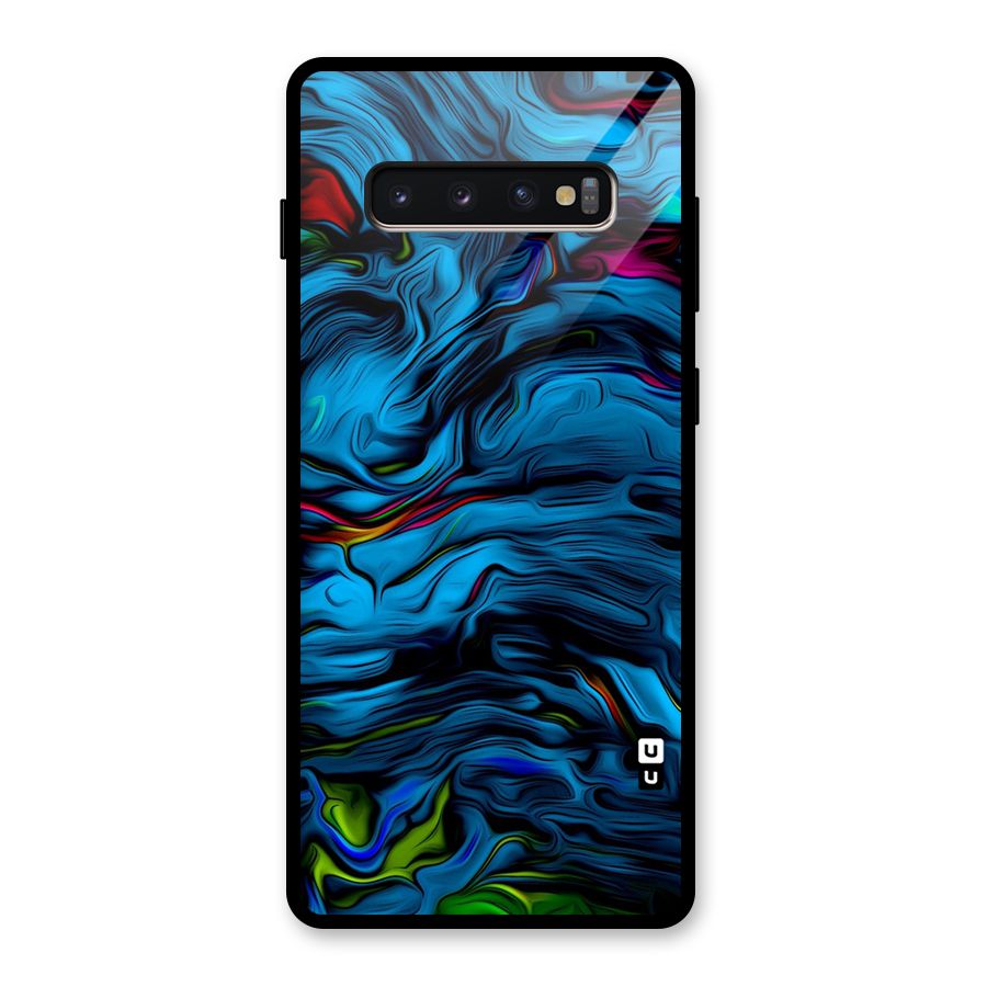 Beautiful Abstract Design Art Glass Back Case for Galaxy S10 Plus