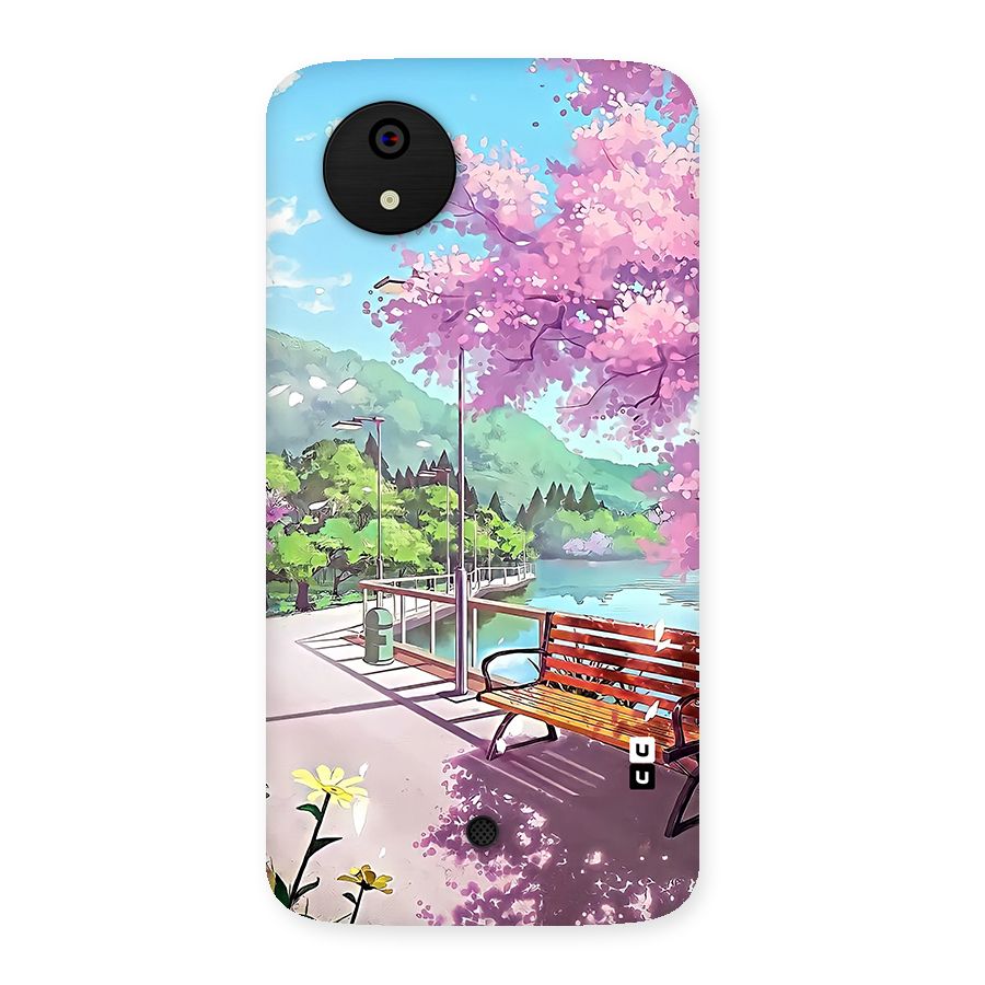 Beautiful Cherry Blossom Landscape Back Case for Canvas A1  AQ4501
