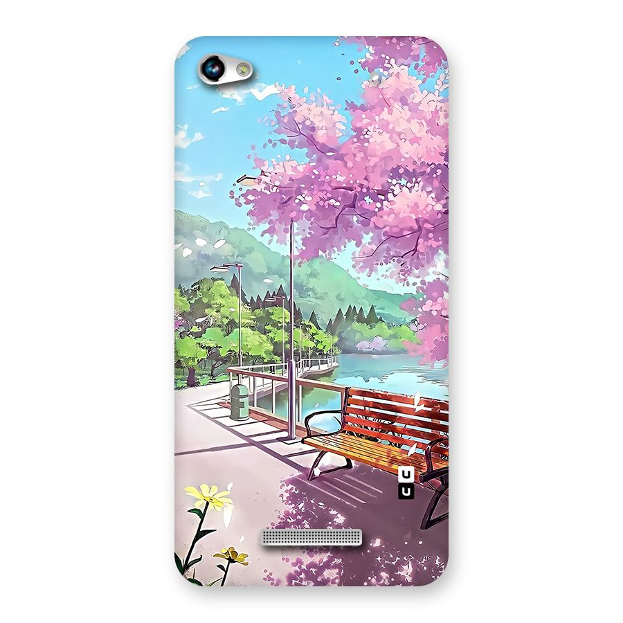 Beautiful Cherry Blossom Landscape Back Case for Canvas Hue 2 A316