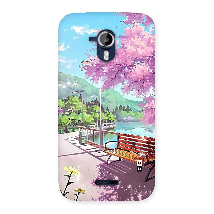 Beautiful Cherry Blossom Landscape Back Case for Canvas Magnus A117