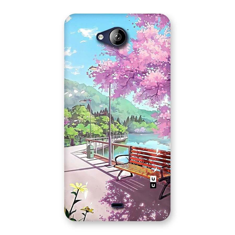 Beautiful Cherry Blossom Landscape Back Case for Canvas Play Q355