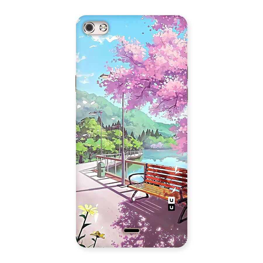 Beautiful Cherry Blossom Landscape Back Case for Canvas Silver 5
