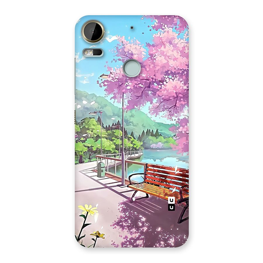 Beautiful Cherry Blossom Landscape Back Case for Desire 10 Pro