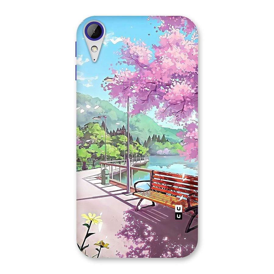 Beautiful Cherry Blossom Landscape Back Case for Desire 830