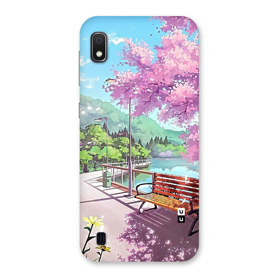 Beautiful Cherry Blossom Landscape Back Case for Galaxy A10