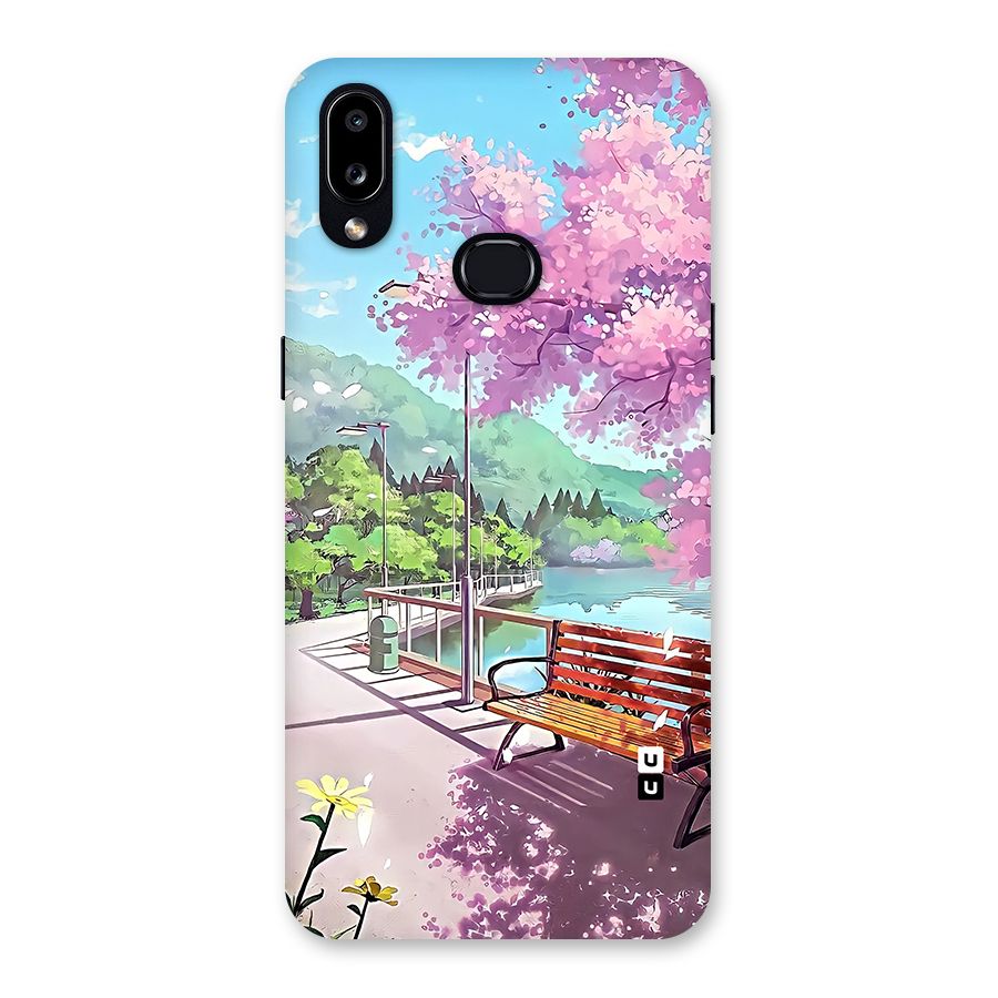 Beautiful Cherry Blossom Landscape Back Case for Galaxy A10s