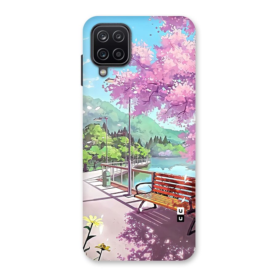 Beautiful Cherry Blossom Landscape Back Case for Galaxy A12
