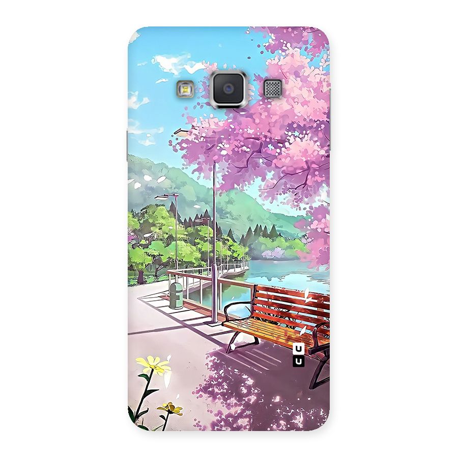 Beautiful Cherry Blossom Landscape Back Case for Galaxy A3