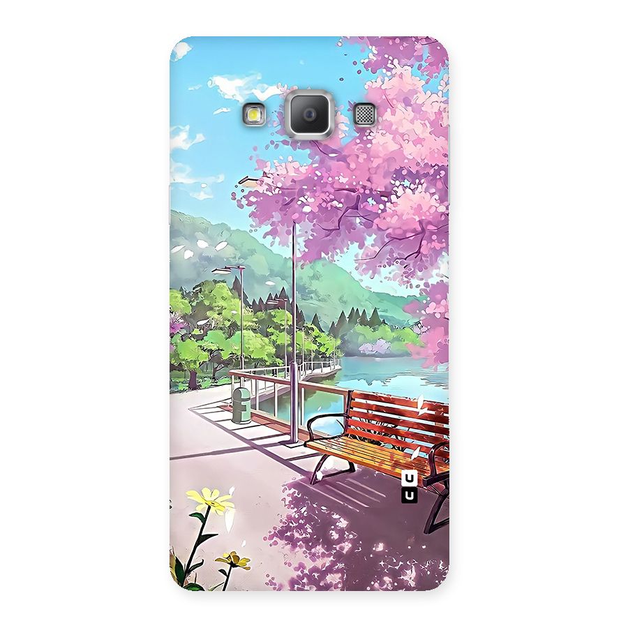 Beautiful Cherry Blossom Landscape Back Case for Galaxy A7