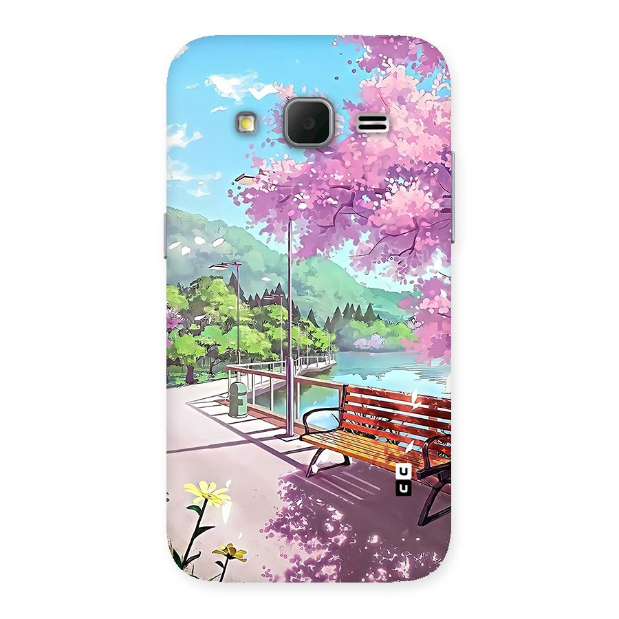 Beautiful Cherry Blossom Landscape Back Case for Galaxy Core Prime