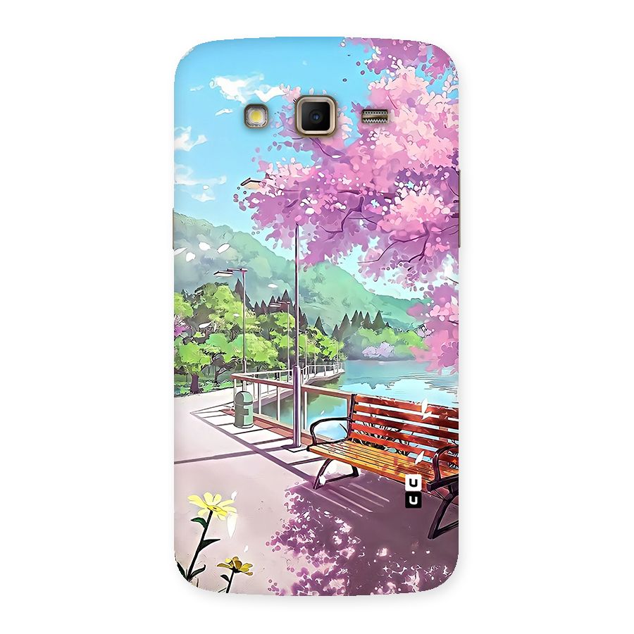 Beautiful Cherry Blossom Landscape Back Case for Galaxy Grand 2