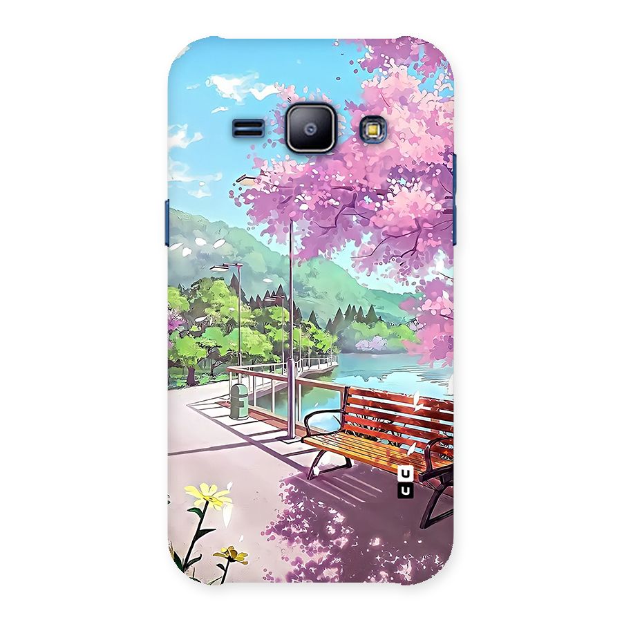 Beautiful Cherry Blossom Landscape Back Case for Galaxy J1