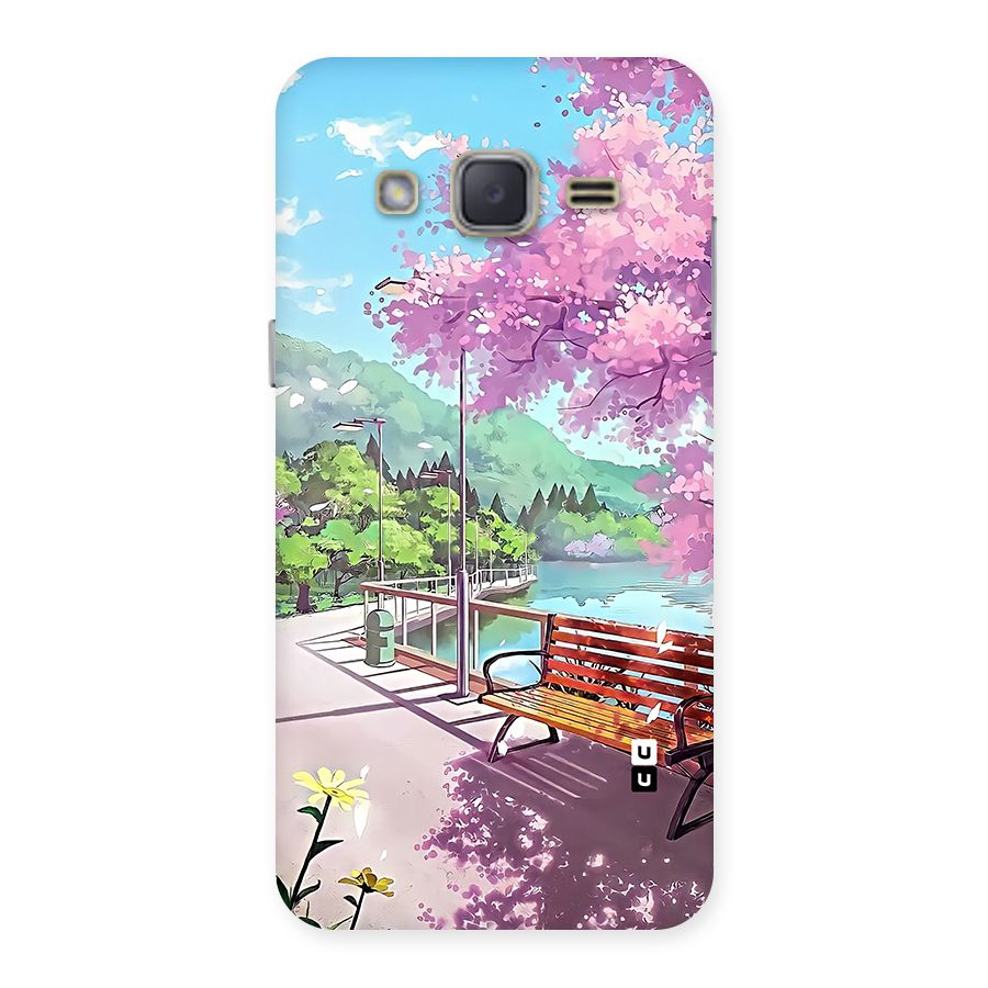 Beautiful Cherry Blossom Landscape Back Case for Galaxy J2