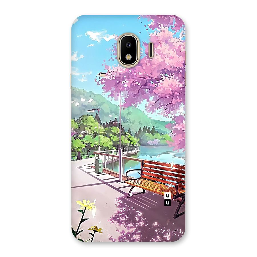 Beautiful Cherry Blossom Landscape Back Case for Galaxy J4