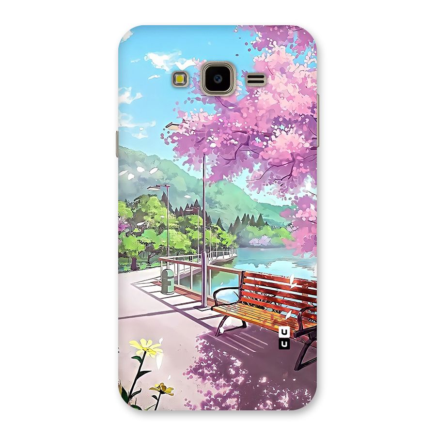 Beautiful Cherry Blossom Landscape Back Case for Galaxy J7 Nxt