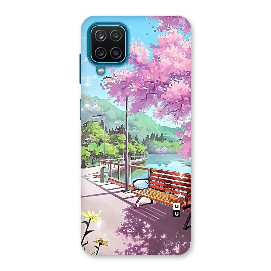 Beautiful Cherry Blossom Landscape Back Case for Galaxy M12