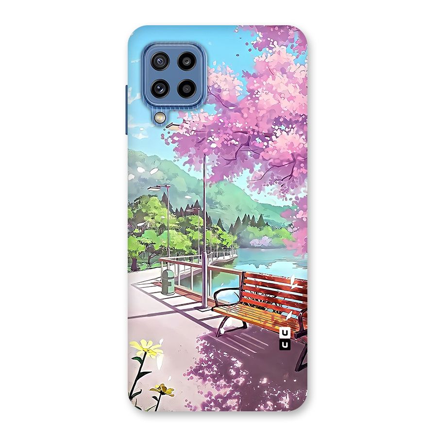 Beautiful Cherry Blossom Landscape Back Case for Galaxy M32