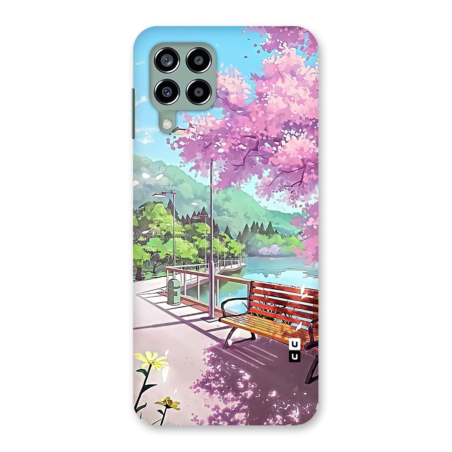 Beautiful Cherry Blossom Landscape Back Case for Galaxy M33