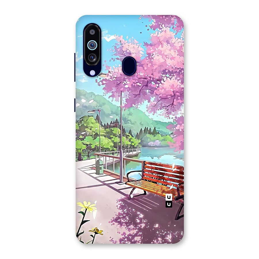 Beautiful Cherry Blossom Landscape Back Case for Galaxy M40