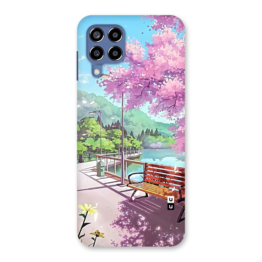 Beautiful Cherry Blossom Landscape Back Case for Galaxy M53 5G