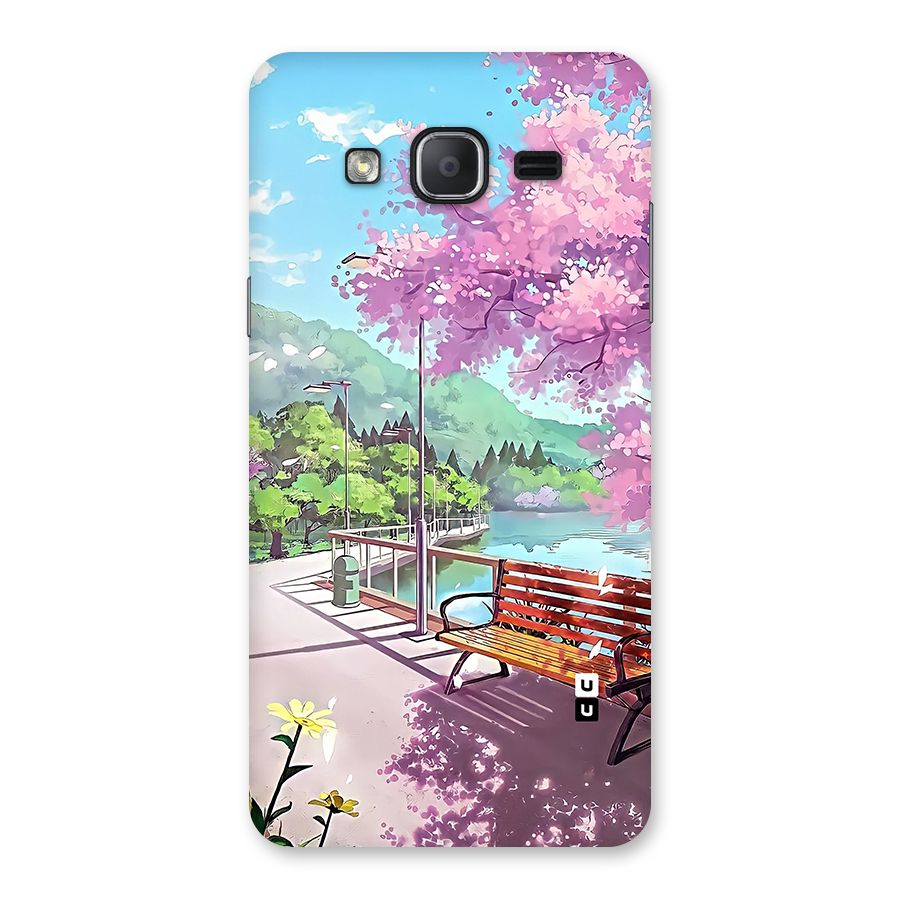 Beautiful Cherry Blossom Landscape Back Case for Galaxy On7 2015