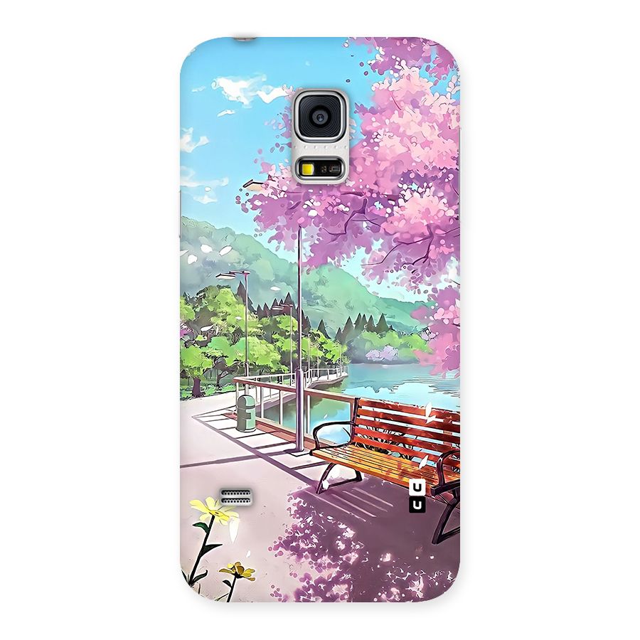 Beautiful Cherry Blossom Landscape Back Case for Galaxy S5 Mini