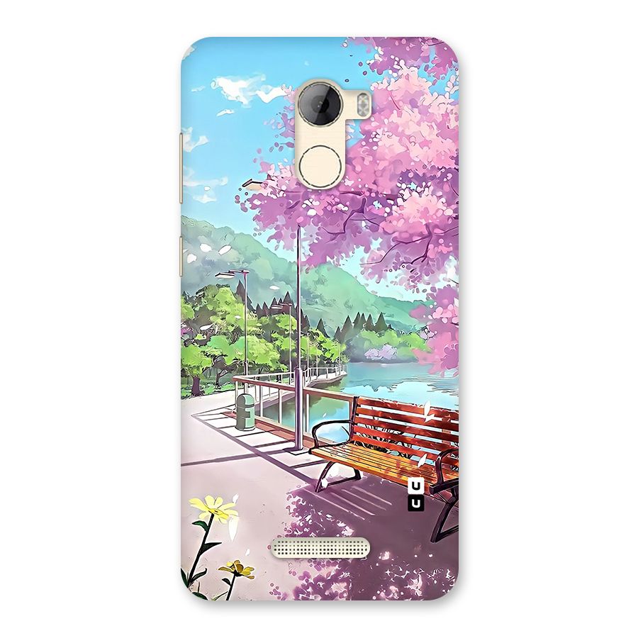 Beautiful Cherry Blossom Landscape Back Case for Gionee A1 LIte