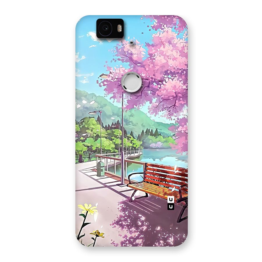 Beautiful Cherry Blossom Landscape Back Case for Google Nexus 6P