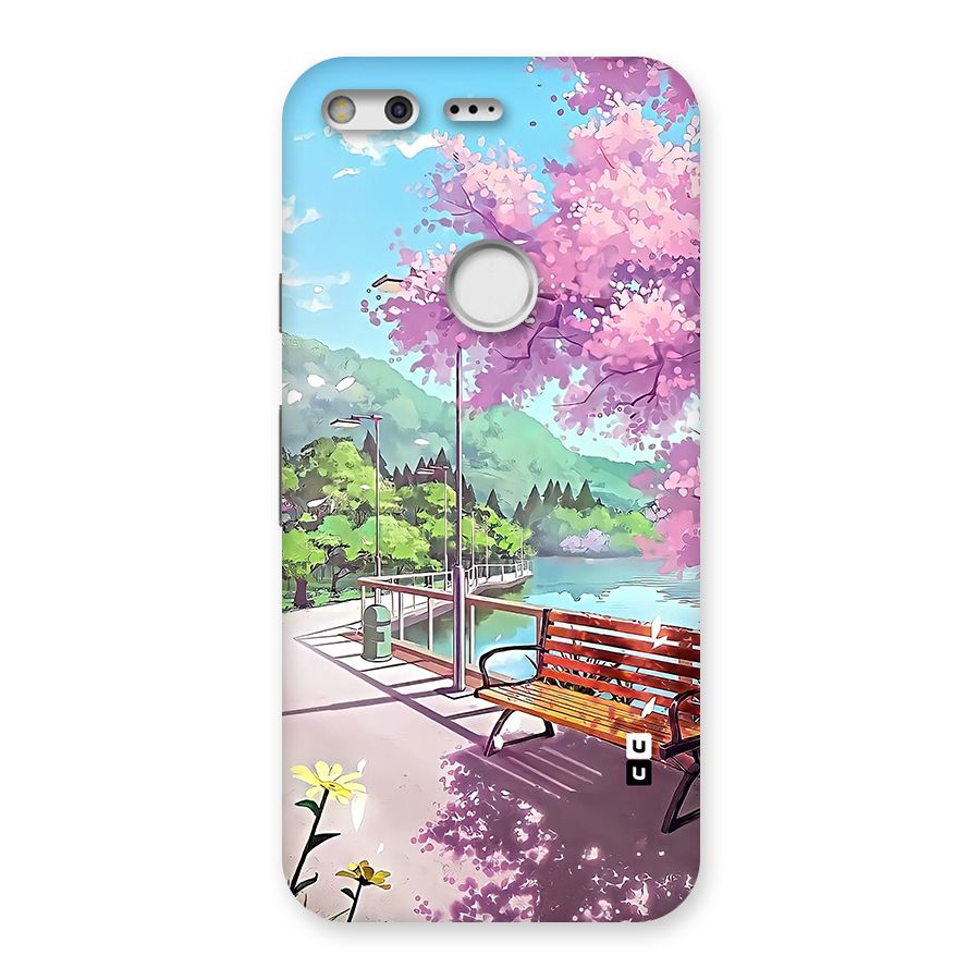 Beautiful Cherry Blossom Landscape Back Case for Google Pixel