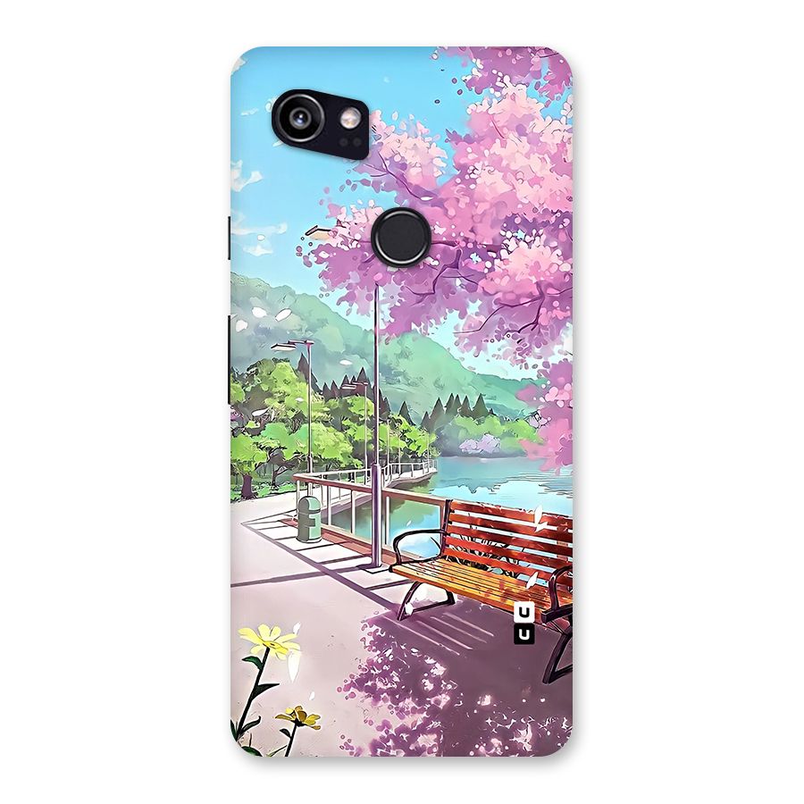 Beautiful Cherry Blossom Landscape Back Case for Google Pixel 2 XL