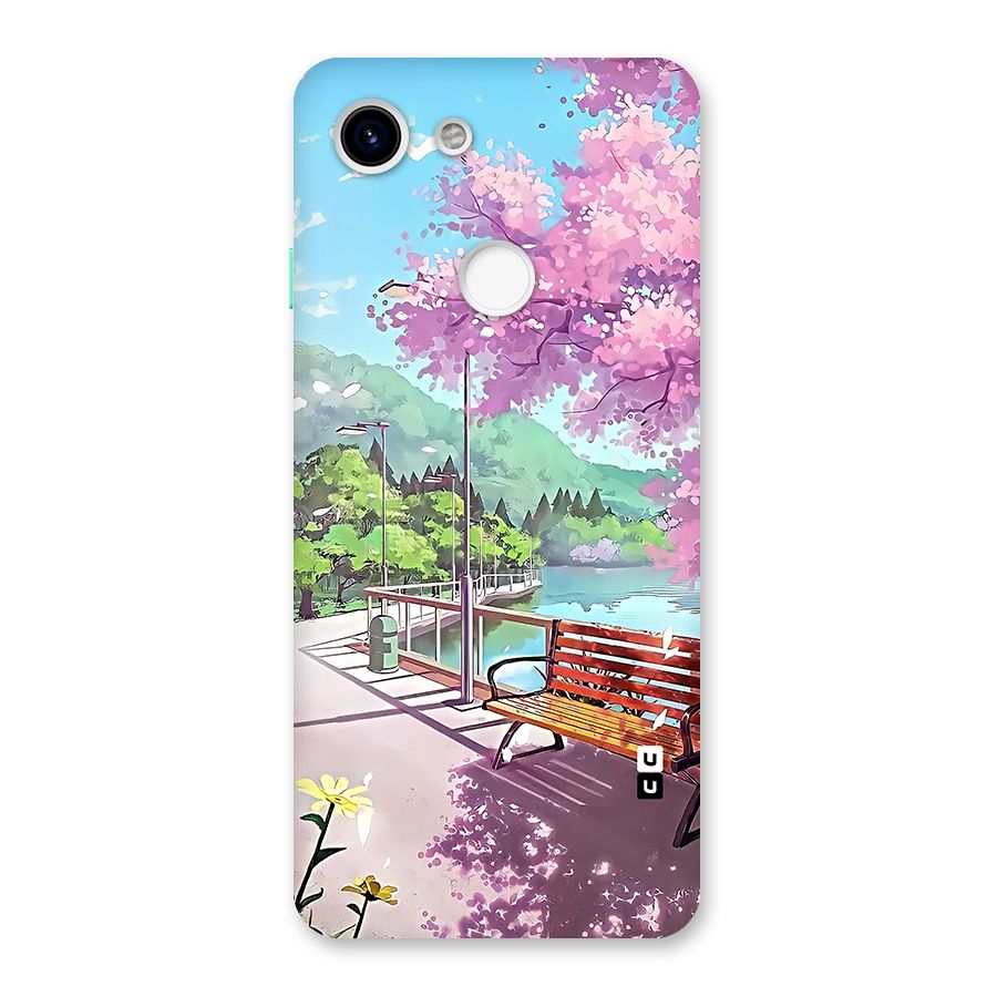Beautiful Cherry Blossom Landscape Back Case for Google Pixel 3