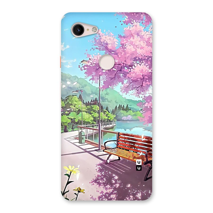 Beautiful Cherry Blossom Landscape Back Case for Google Pixel 3 XL