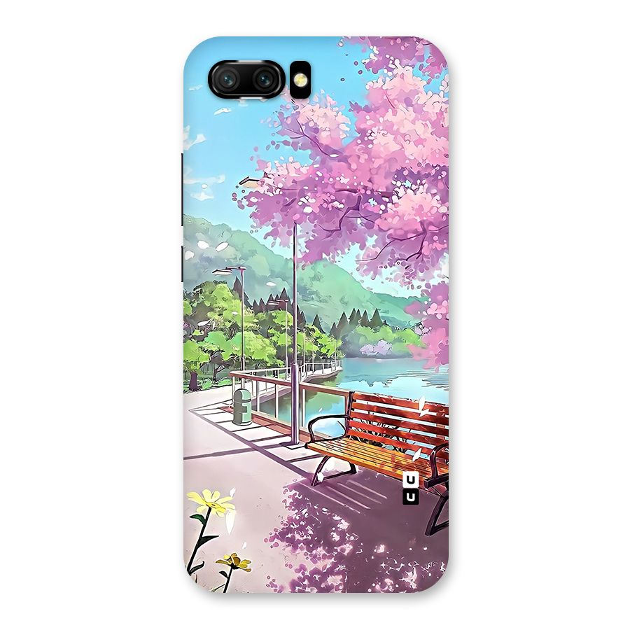 Beautiful Cherry Blossom Landscape Back Case for Honor 10