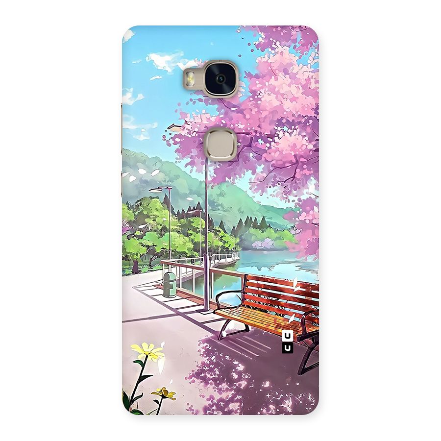 Beautiful Cherry Blossom Landscape Back Case for Honor 5X